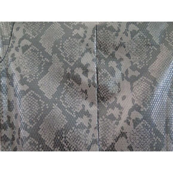 Commando BDS018 SN40 Women's Sz M Gray Snake Print Faux Leather Bodysuit $108+ - Picture 8 of 12